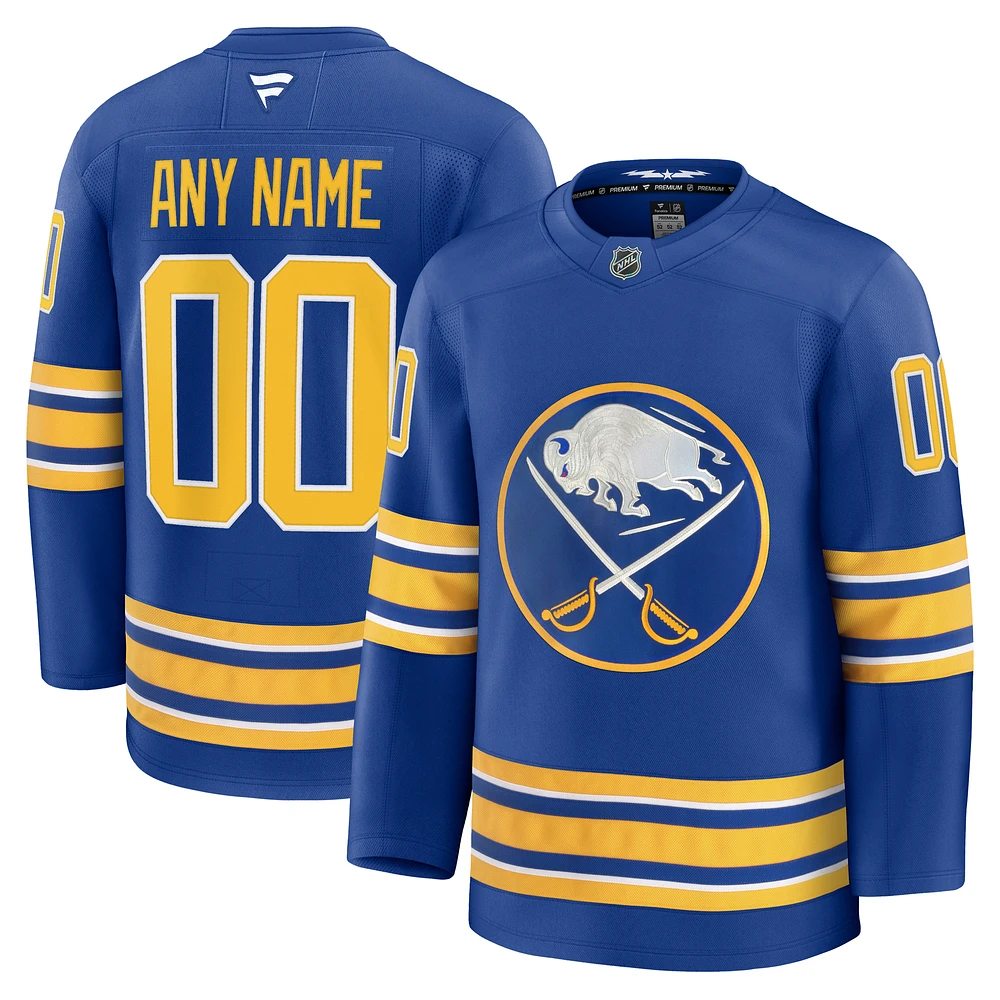 Men's Fanatics Royal Buffalo Sabres Home Premium Custom Jersey