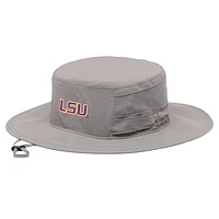 Men's Columbia  Gray LSU Tigers Bora Bora III Omni-Shade Booney Hat