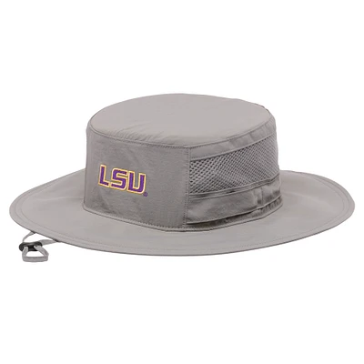 Men's Columbia  Gray LSU Tigers Bora Bora III Omni-Shade Booney Hat