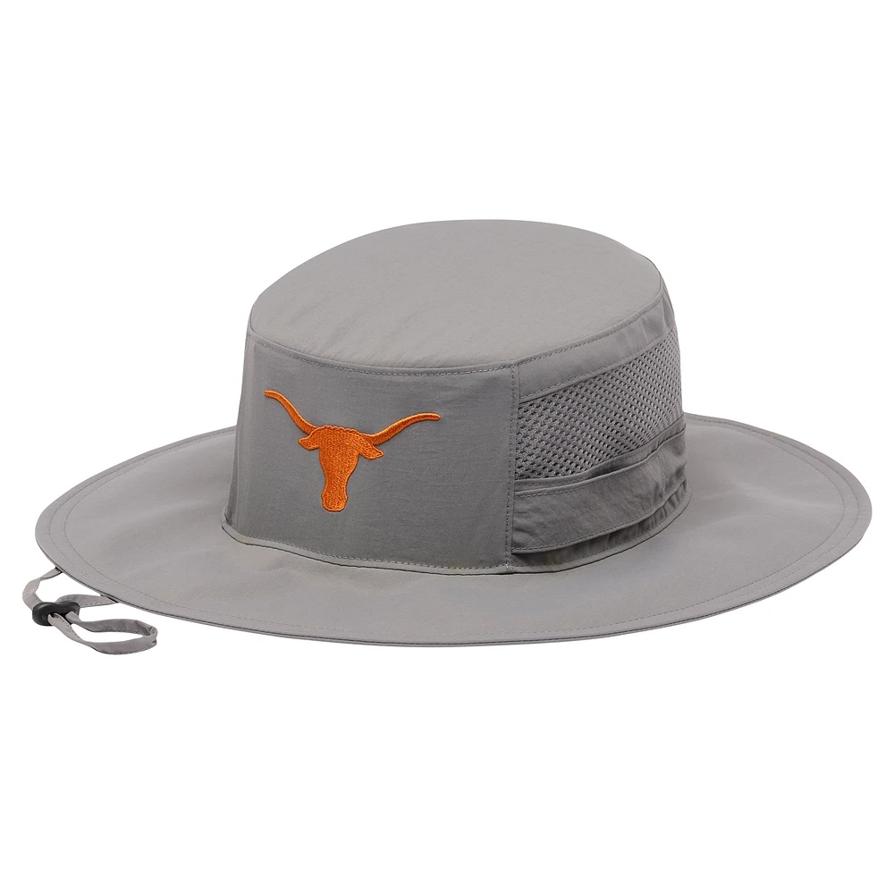 Men's Columbia  Gray Texas Longhorns Bora Bora III Omni-Shade Booney Hat