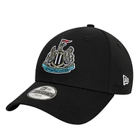 Men's New Era  Black Newcastle United Core 9TWENTY Adjustable Hat