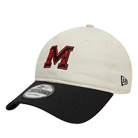 Men's New Era  Tan AC Milan Letter Logo 9TWENTY Adjustable Hat