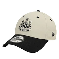 Men's New Era  Tan Newcastle United Contrast 9FORTY Adjustable Hat