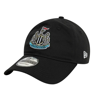 Youth New Era  Black Newcastle United Core 9FORTY Adjustable Hat