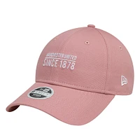 Women's New Era Pink Manchester United Seasonal 9FORTY Adjustable Hat