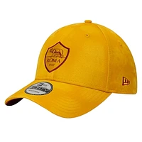 Men's New Era Gold AS Roma Tie-Dye 9FORTY Adjustable Hat