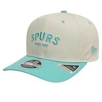 Men's New Era Tan Tottenham Hotspur Contrast Visor 9FIFTY Adjustable Hat