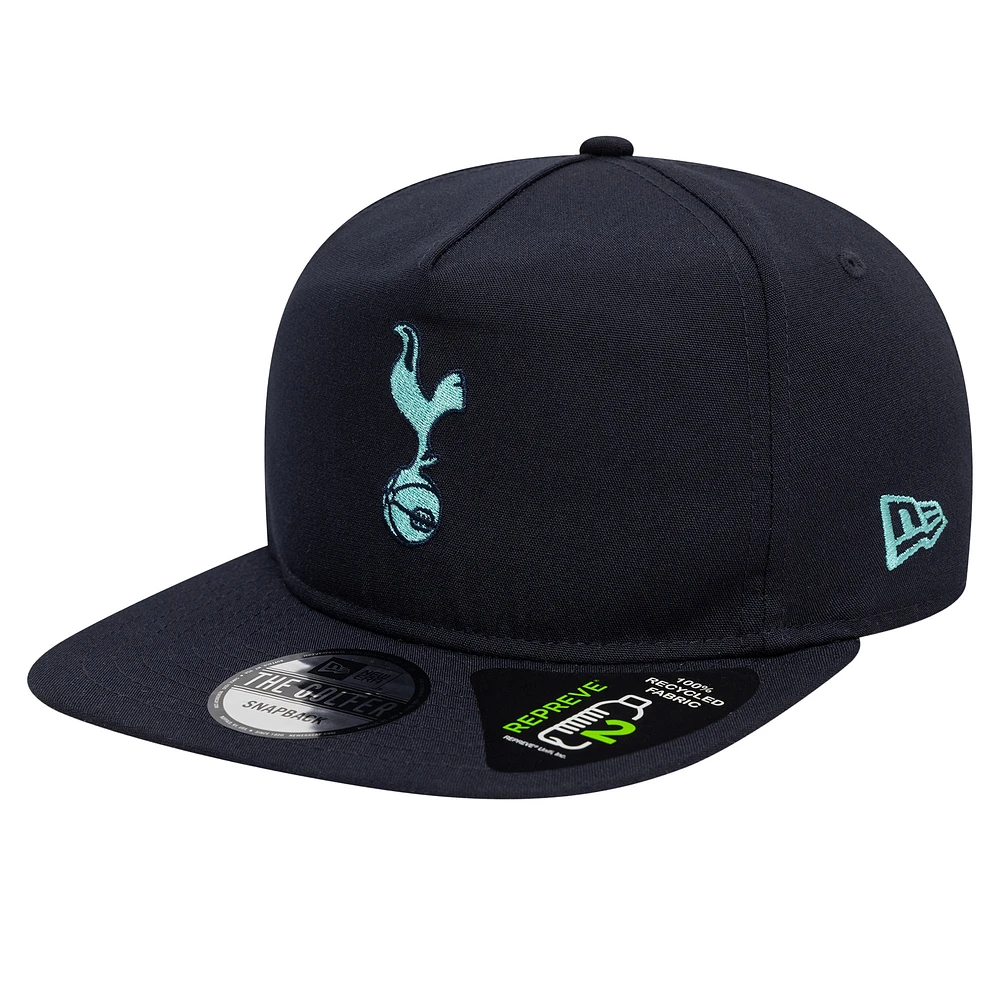 Men's New Era  Black Tottenham Hotspur Neon Golfer Snapback Hat