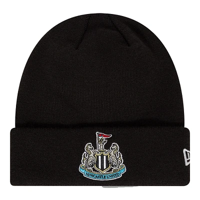 Men's New Era  Black Newcastle United Core Cuffed Knit Hat