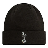 Men's New Era  Black Tottenham Hotspur Iridescent Cuffed Knit Hat