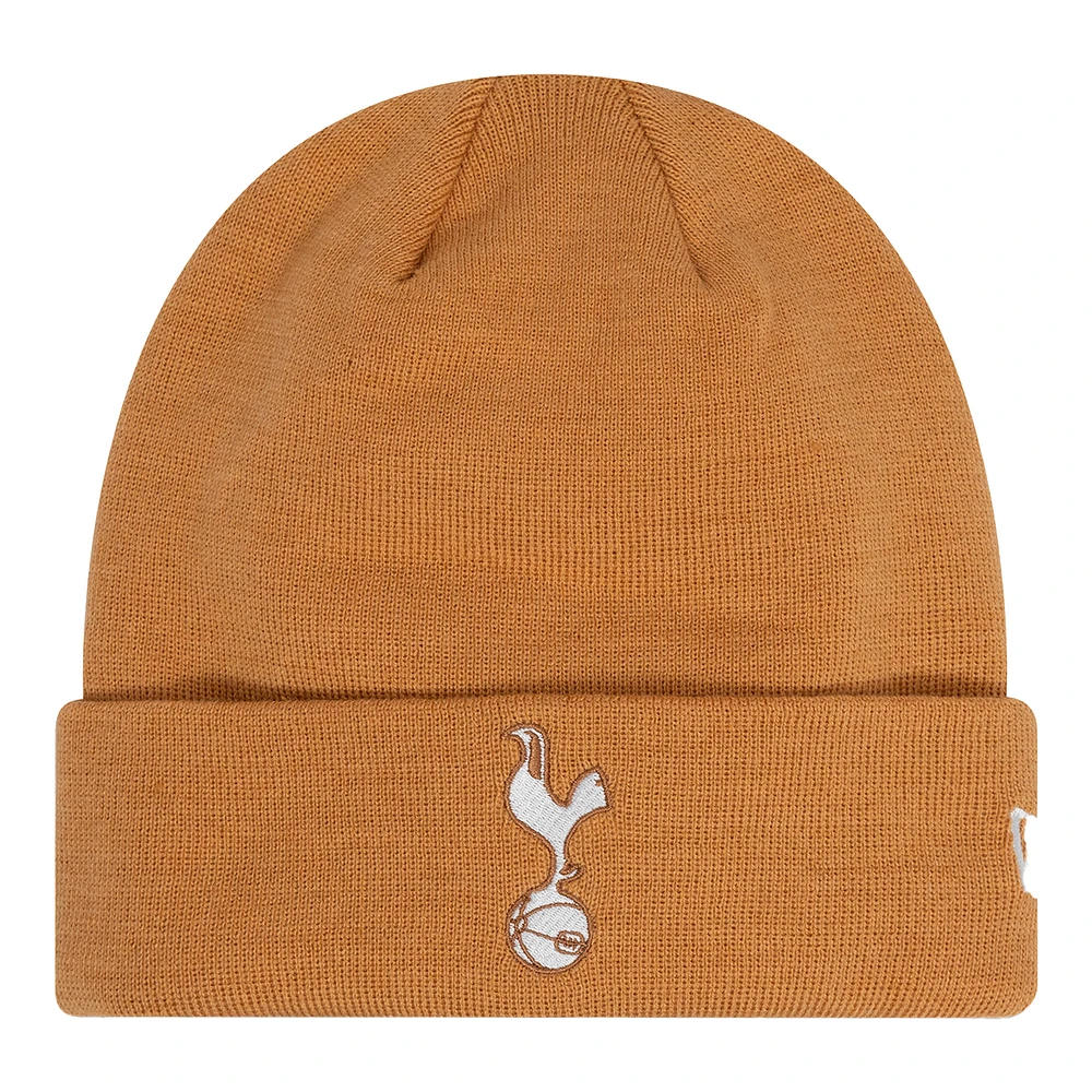 Men's New Era Tan Tottenham Hotspur Seasonal Cuffed Knit Hat