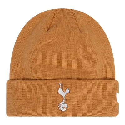 Men's New Era Tan Tottenham Hotspur Seasonal Cuffed Knit Hat