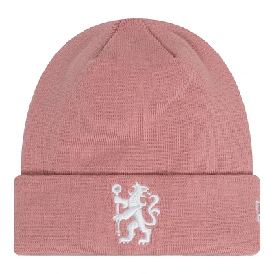 Men's New Era Pink Chelsea Seasonal Cuffed Knit Hat