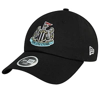 Women's New Era Black Newcastle United Core Open Back Adjustable Hat