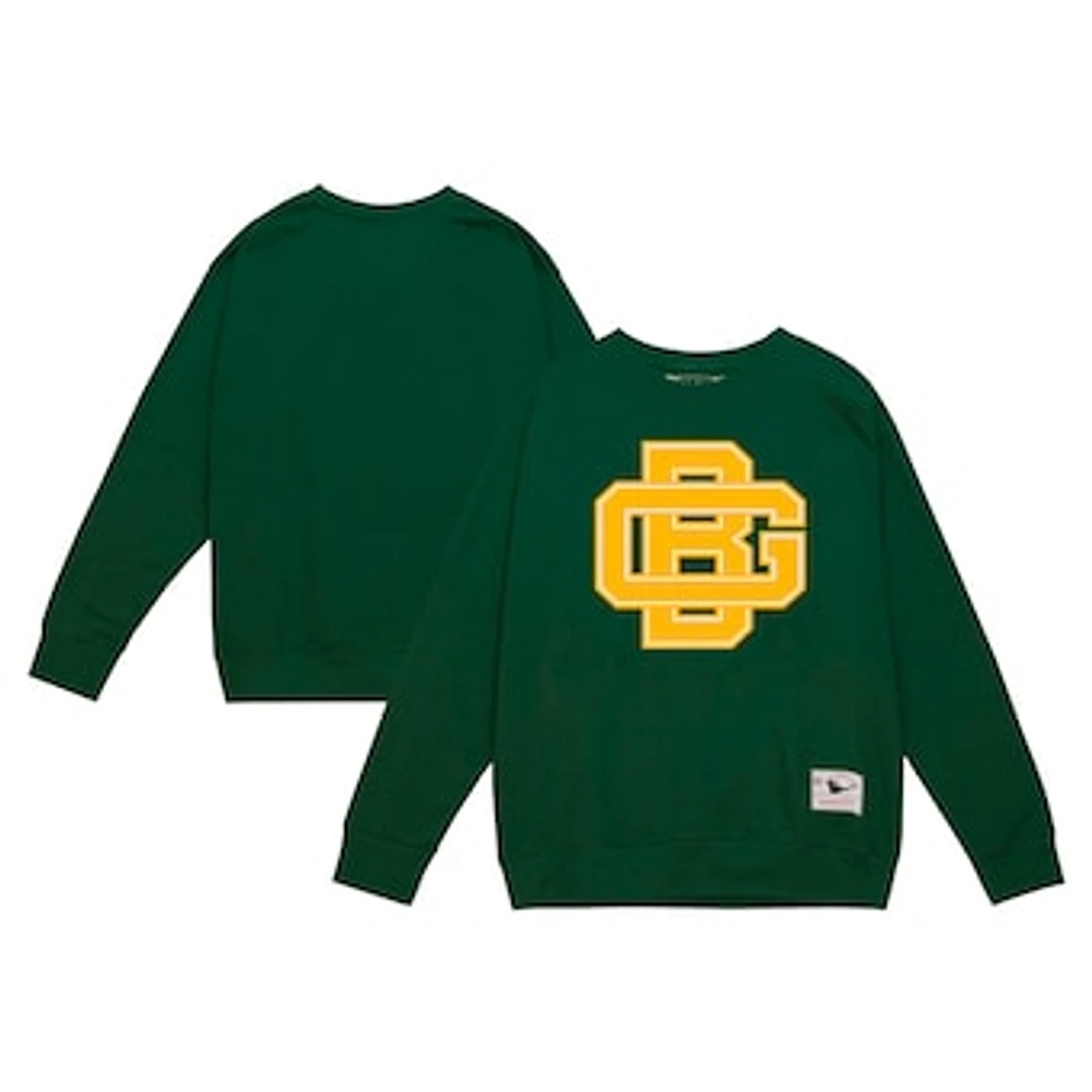 Men's Mitchell & Ness Green Bay Packers Basic Fleece Pullover Sweatshirt