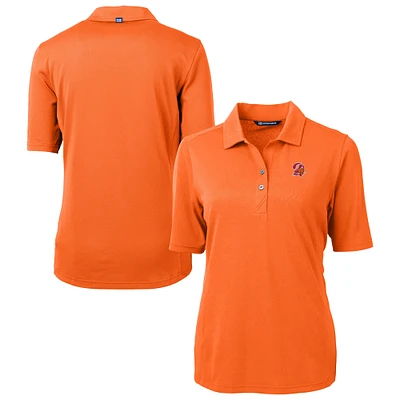 Women's Cutter & Buck Orange Tampa Bay Buccaneers Virtue Eco Pique Recycled DryTec Polo