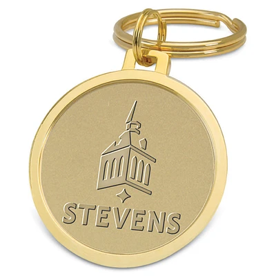 Stevens Institute of Technology Ducks Gold Key Ring