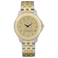 Men's Nazareth University Golden Flyers Gold Medallion Two-Tone Wristwatch