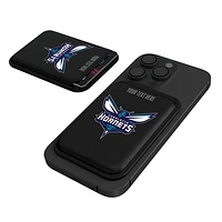 Keyscaper Charlotte Hornets Personalized Insignia Magnetic Credit Card Wallet