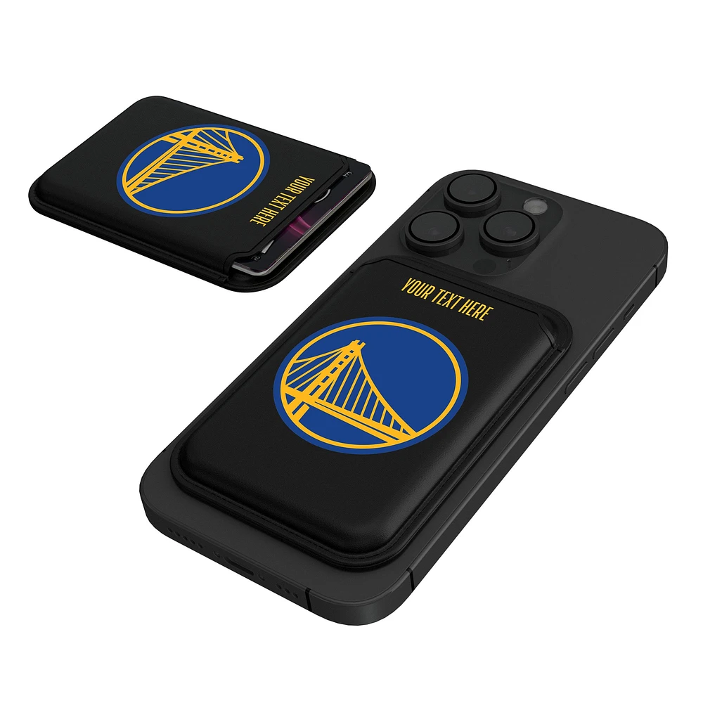 Keyscaper Golden State Warriors Personalized Insignia Magnetic Credit Card Wallet