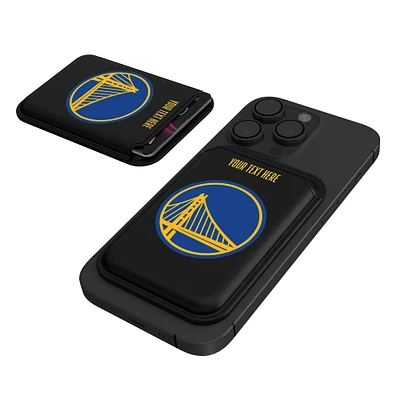 Keyscaper Golden State Warriors Personalized Insignia Magnetic Credit Card Wallet