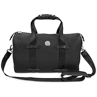 Silver UConn Huskies Leather Overnight Bag