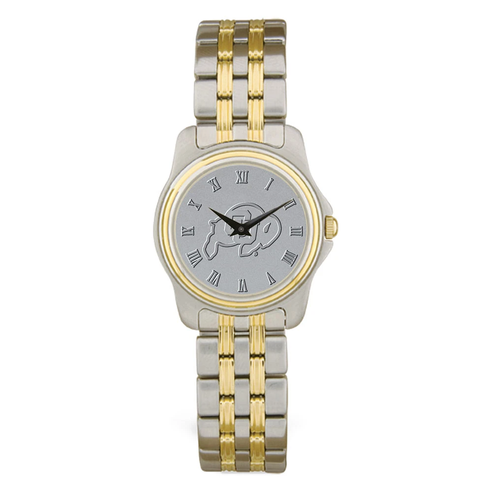 Women's Colorado Buffaloes Two-Tone Wristwatch