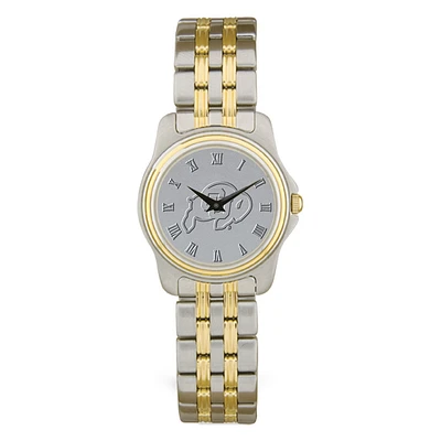 Women's Colorado Buffaloes Two-Tone Wristwatch