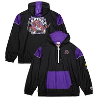 Unisex Mitchell & Ness  Black Toronto Raptors Hardwood Classics Team OG 3.0 Anorak Half-Zip Windbreaker Jacket