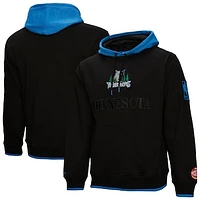 Men's Mitchell & Ness  Black Minnesota Timberwolves Hardwood Classics Team OG 3.0 Pullover Hoodie