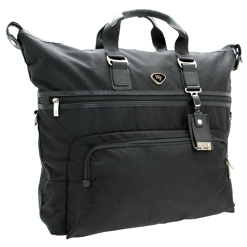 Black Wake Forest Demon Deacons Duffle Bag