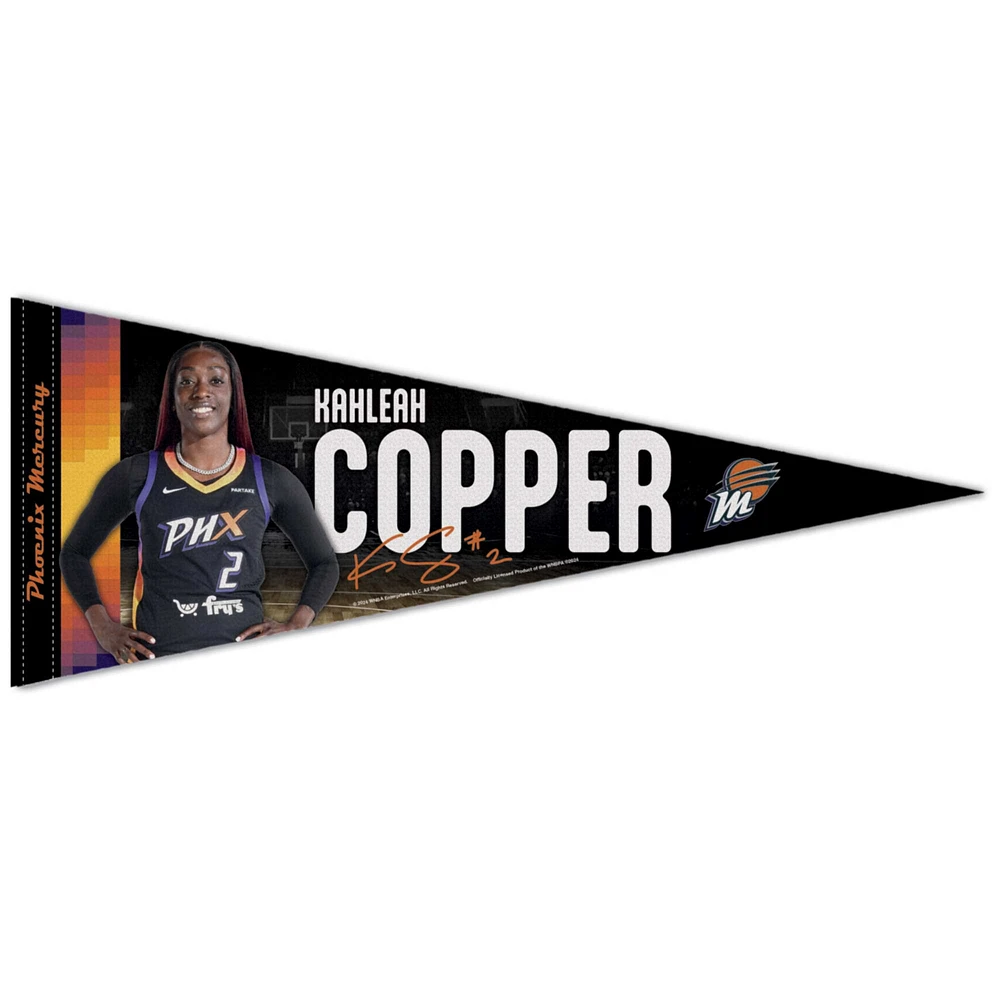 WinCraft Kahleah Copper Phoenix Mercury 12" x 30" Premium Pennant