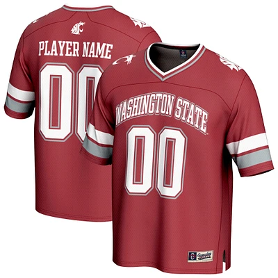 Unisex GameDay Greats Crimson Washington State Cougars NIL Pick-A-Player Football Fashion Jersey