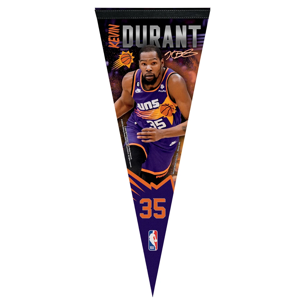 WinCraft Kevin Durant Phoenix Suns 12" x 30" Premium Pennant