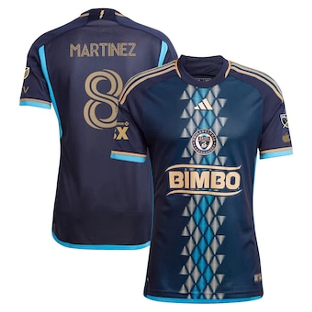 Men's adidas Jose Martinez Navy Philadelphia Union 2024 Primary Authentic Player Jersey