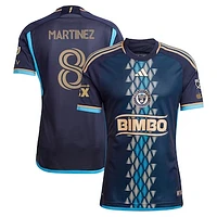 Men's adidas Jose Martinez Navy Philadelphia Union 2024 Primary Authentic Player Jersey