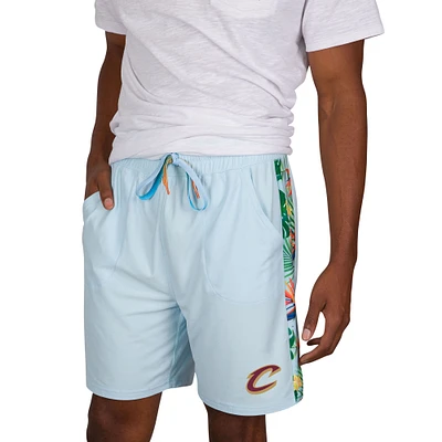 Men's Concepts Sport Light Blue Cleveland Cavaliers Curate Knit Shorts