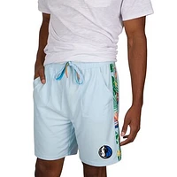Men's Concepts Sport Light Blue Dallas Mavericks Curate Knit Shorts