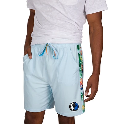 Men's Concepts Sport Light Blue Dallas Mavericks Curate Knit Shorts