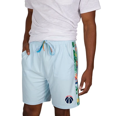 Men's Concepts Sport Light Blue Washington Wizards Curate Knit Shorts