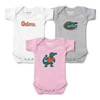 Newborn & Infant Chad Jake Florida Gators 3-Pack Bodysuit Set