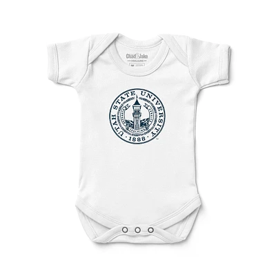 Newborn & Infant Chad Jake White Utah State Aggies Bodysuit