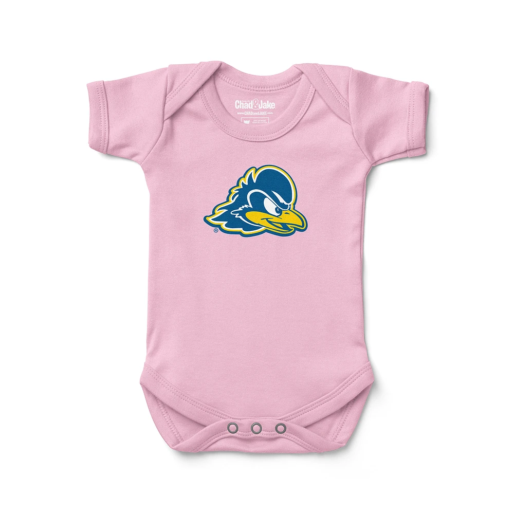 Newborn & Infant Chad Jake Light Pink Delaware Fightin' Blue Hens Bodysuit
