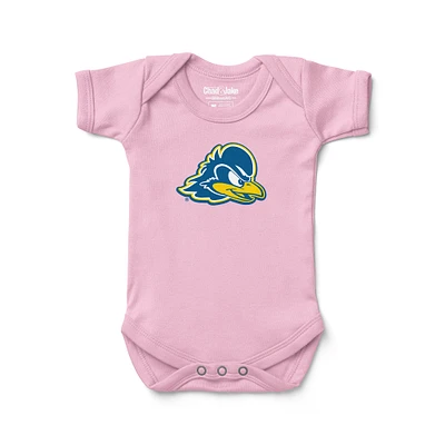 Newborn & Infant Chad Jake Light Pink Delaware Fightin' Blue Hens Bodysuit