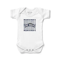 Newborn & Infant Chad Jake Mount St. Mary's Mountaineers Retro Bodysuit