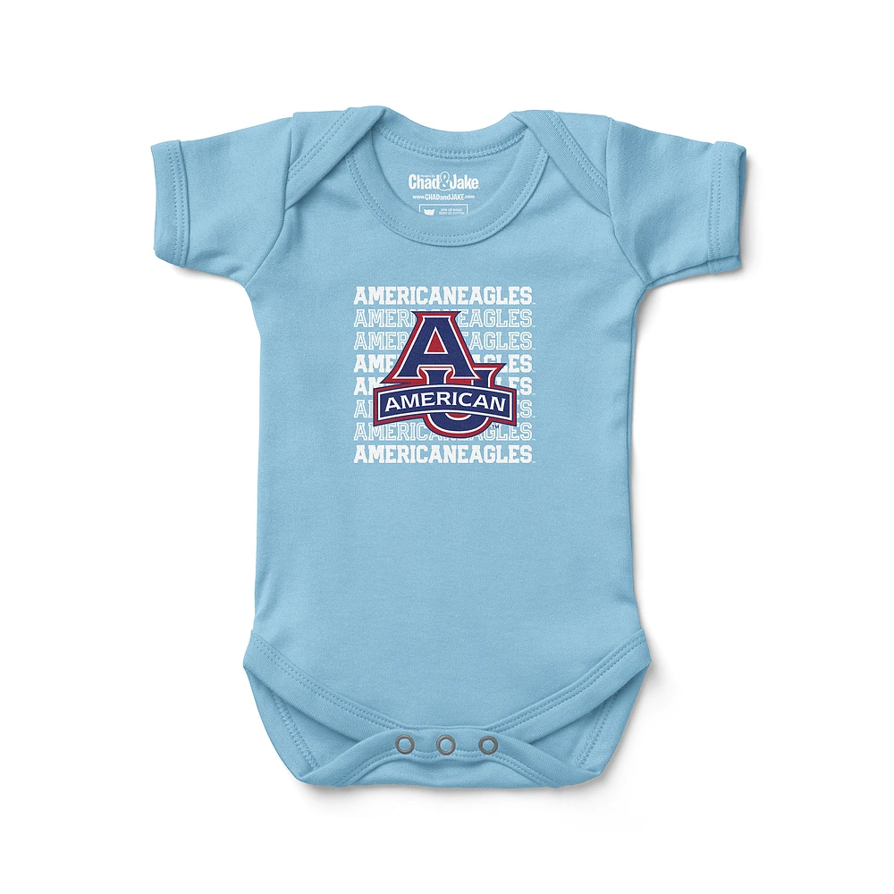 Newborn & Infant Chad Jake Light American University Eagles Retro Bodysuit