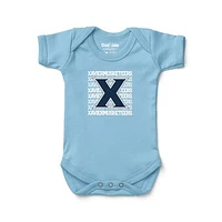 Newborn & Infant Chad Jake Light Blue Xavier Musketeers Retro Bodysuit