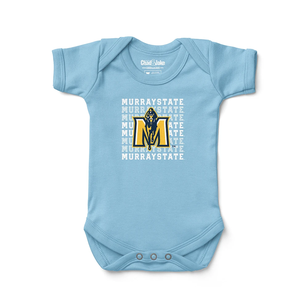 Newborn & Infant Chad Jake Light Blue Murray State Racers Retro Bodysuit