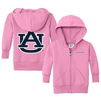 Toddler Chad & Jake Pink Auburn Tigers Logo Full-Zip Hoodie Jacket