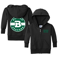 Toddler Chad & Jake Black Babson Beavers Logo Full-Zip Hoodie Jacket